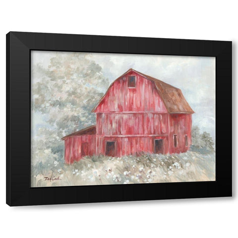 Old Red Black Modern Wood Framed Art Print with Double Matting by Coules, Debi