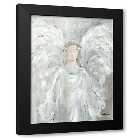 To Be Brave   Black Modern Wood Framed Art Print with Double Matting by Coules, Debi