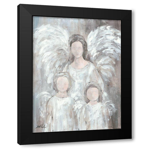 Your Life Your Loves Black Modern Wood Framed Art Print by Coules, Debi