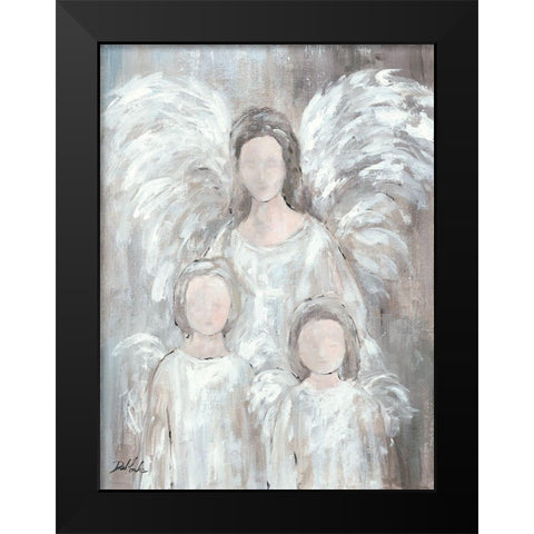 Your Life Your Loves Black Modern Wood Framed Art Print by Coules, Debi