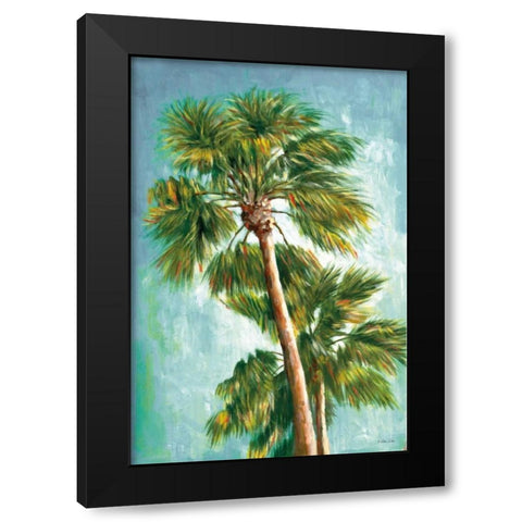The Coconut Tree II Black Modern Wood Framed Art Print with Double Matting by Dee Dee
