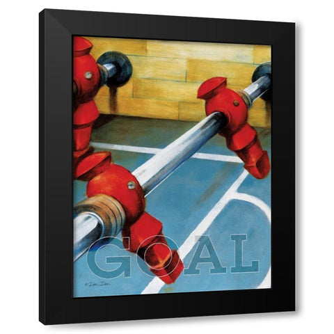 Goal Black Modern Wood Framed Art Print with Double Matting by Dee Dee
