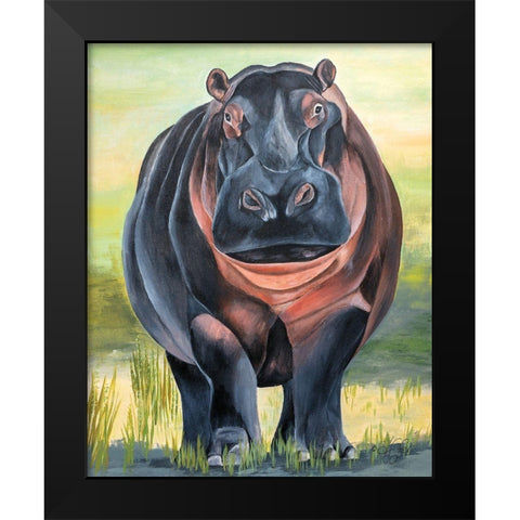 Time for a Soak Black Modern Wood Framed Art Print by Fifer, Diane