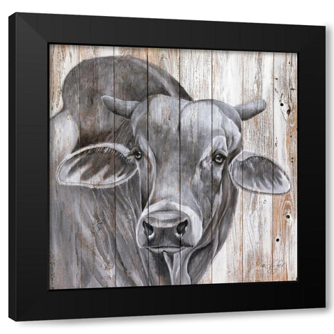 Eyes Wide Open Black Modern Wood Framed Art Print by Fifer, Diane