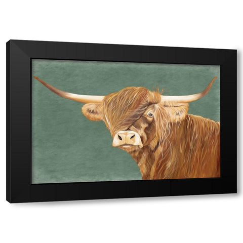 The Philosopher     Black Modern Wood Framed Art Print by Fifer, Diane