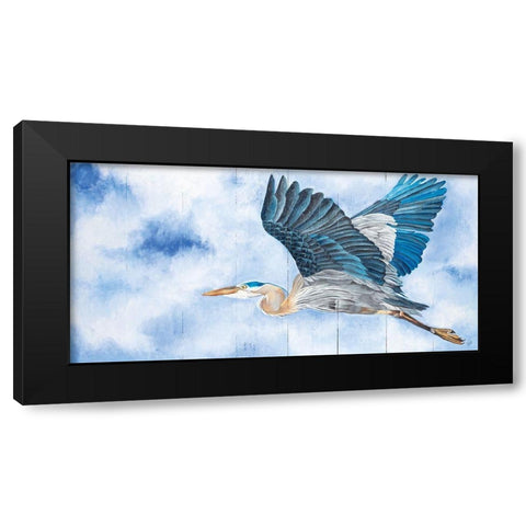 Spread Your Wings Black Modern Wood Framed Art Print by Fifer, Diane