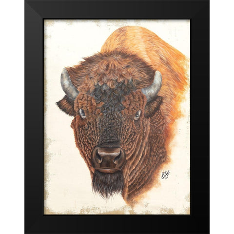 Wildly Free Black Modern Wood Framed Art Print by Fifer, Diane