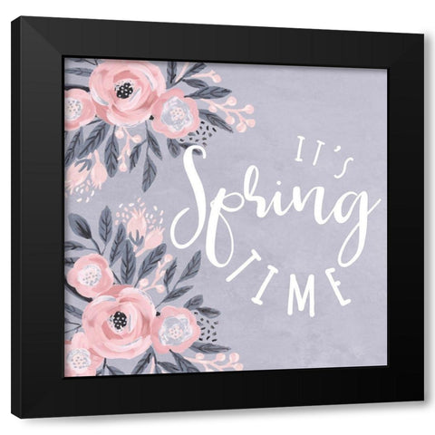 Its Spring Time Black Modern Wood Framed Art Print by Dogwood Portfolio