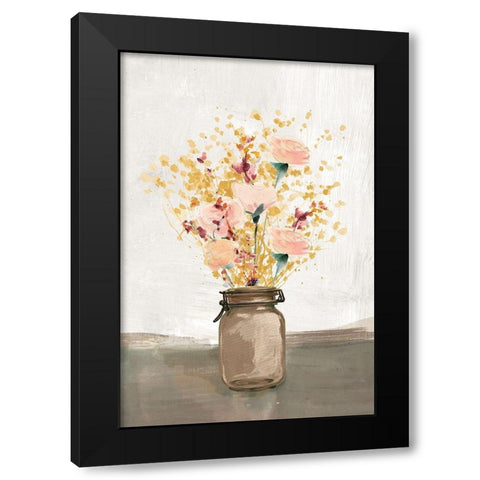 Amber Dreams Black Modern Wood Framed Art Print with Double Matting by Dogwood Portfolio