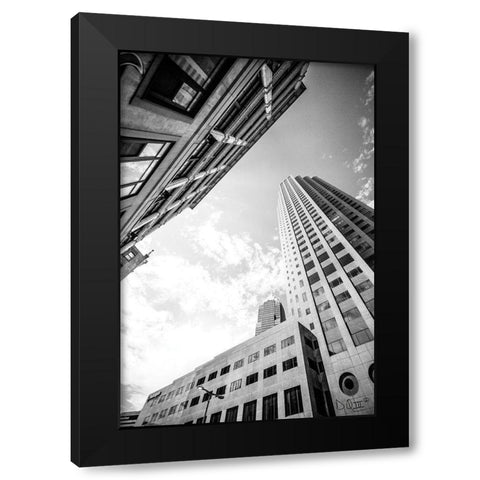 Built from the Ground Up I Black Modern Wood Framed Art Print by Quillen, Donnie
