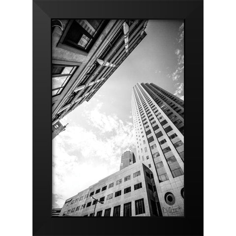 Built from the Ground Up I Black Modern Wood Framed Art Print by Quillen, Donnie