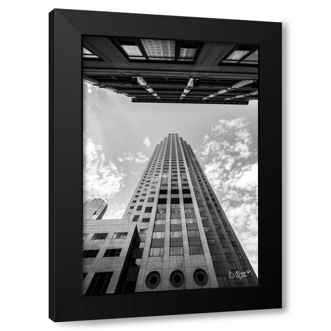 Looking Up Black Modern Wood Framed Art Print with Double Matting by Quillen, Donnie