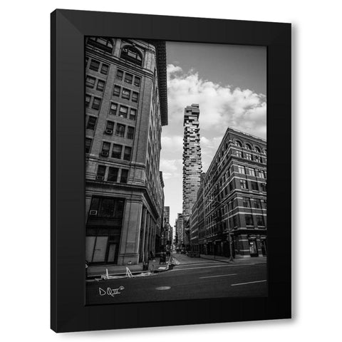 Puzzling Black Modern Wood Framed Art Print with Double Matting by Quillen, Donnie