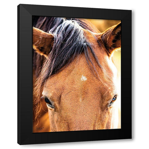 Soft Brown Black Modern Wood Framed Art Print by Quillen, Donnie