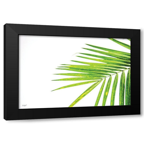 Leaf Study III Black Modern Wood Framed Art Print by Quillen, Donnie