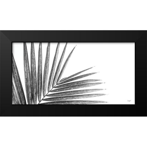 Leaf Study IV Black Modern Wood Framed Art Print by Quillen, Donnie