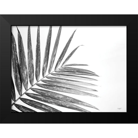 Leaf Study VI Black Modern Wood Framed Art Print by Quillen, Donnie