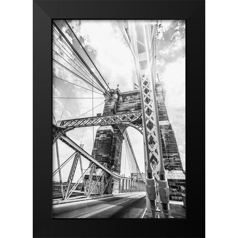 Bridge View I Black Modern Wood Framed Art Print by Quillen, Donnie