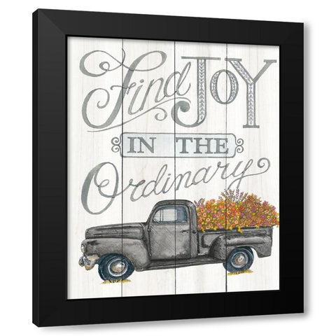 Grow a Life Black Modern Wood Framed Art Print with Double Matting by Strain, Deb