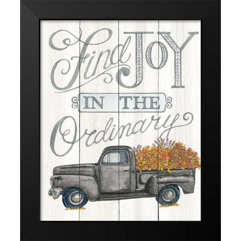 Grow a Life Black Modern Wood Framed Art Print by Strain, Deb