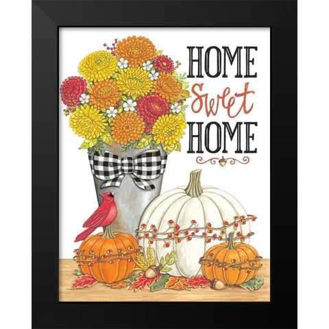 Windy Day at the Shore     Black Modern Wood Framed Art Print by Strain, Deb