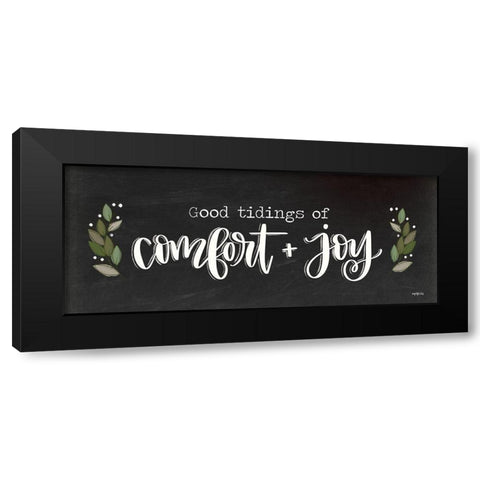 Comfort and Joy   Black Modern Wood Framed Art Print by Imperfect Dust