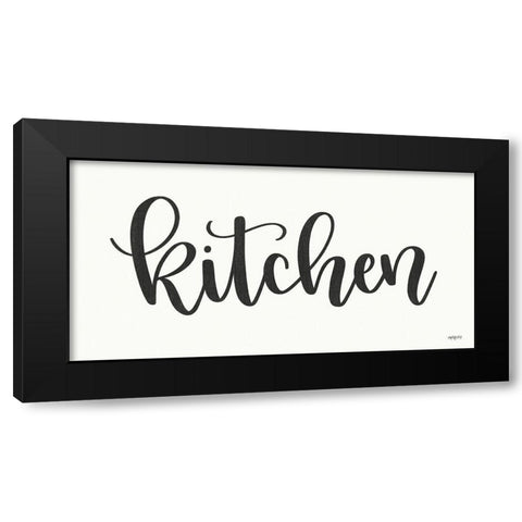 Kitchen Black Modern Wood Framed Art Print with Double Matting by Imperfect Dust