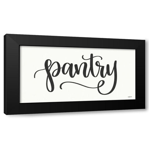Pantry Black Modern Wood Framed Art Print with Double Matting by Imperfect Dust