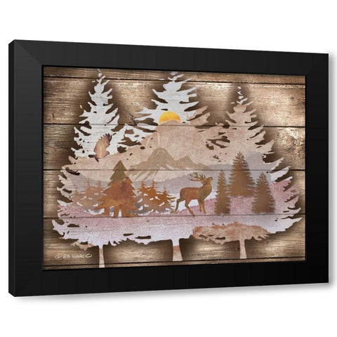 Great Outdoors I Black Modern Wood Framed Art Print with Double Matting by Wargo, Ed
