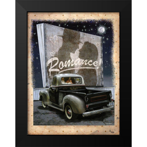 Old Fashioned Romance Black Modern Wood Framed Art Print by Wargo, Ed