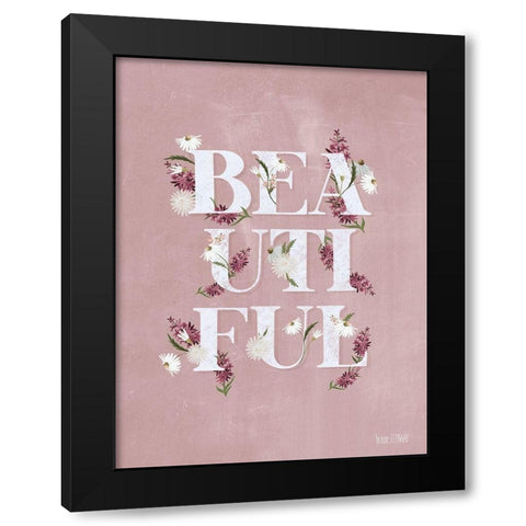 Beautiful Black Modern Wood Framed Art Print by House Fenway