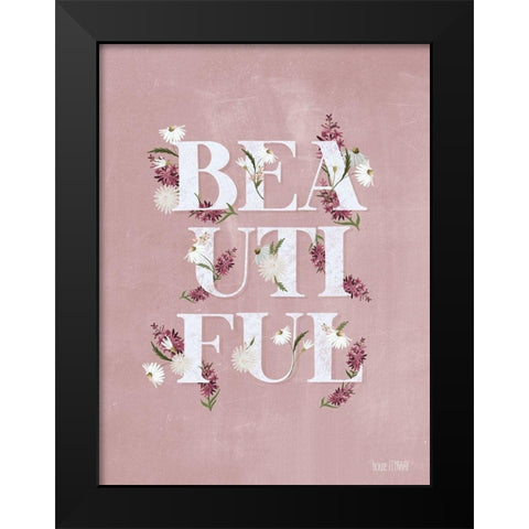 Beautiful Black Modern Wood Framed Art Print by House Fenway