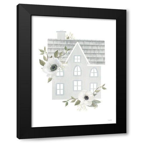 Bloom Sweet Bloom Black Modern Wood Framed Art Print with Double Matting by House Fenway