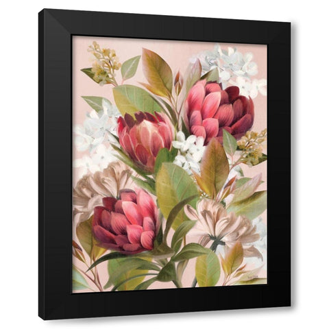 Bohemian Romance    Black Modern Wood Framed Art Print with Double Matting by House Fenway
