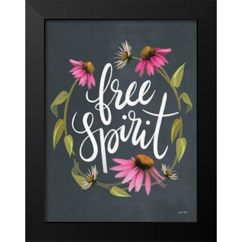 Free Spirit   Black Modern Wood Framed Art Print by House Fenway