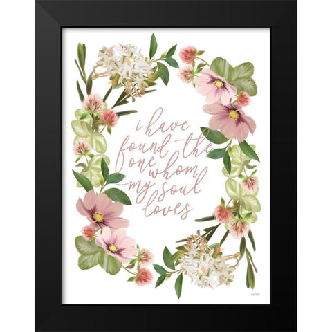 I Have Found Black Modern Wood Framed Art Print by House Fenway