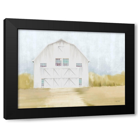 Autumn Barn    Black Modern Wood Framed Art Print by House Fenway