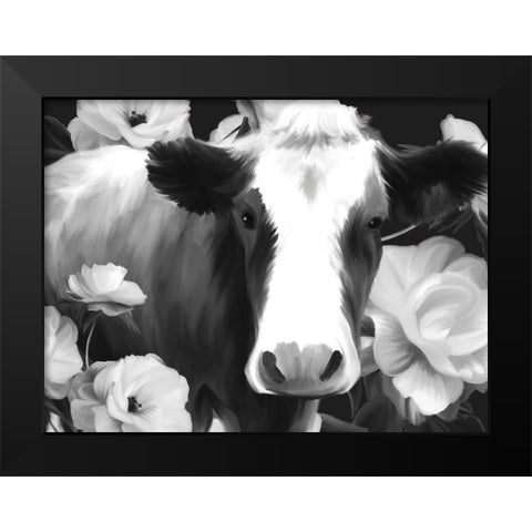 Penny Black Modern Wood Framed Art Print by Malkowski, Melissa