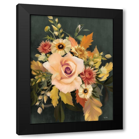 Romantic Autumn II Black Modern Wood Framed Art Print with Double Matting by House Fenway