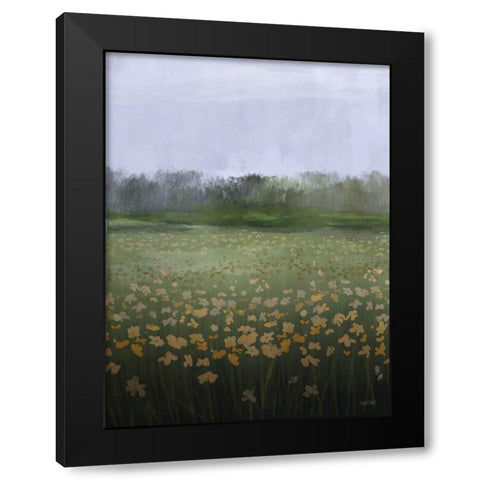 Spring Morning Black Modern Wood Framed Art Print by House Fenway