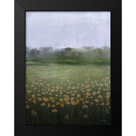 Spring Morning Black Modern Wood Framed Art Print by House Fenway