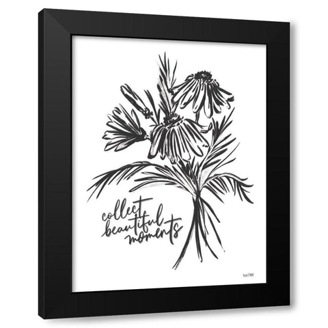 Collect Beautiful Moments Black Modern Wood Framed Art Print with Double Matting by House Fenway