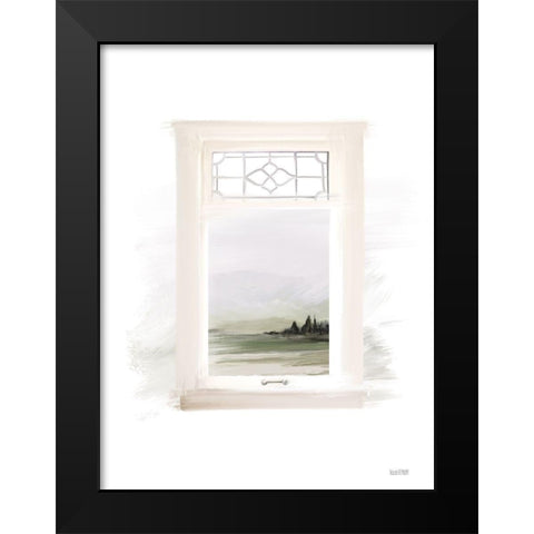 Georgia Hills Black Modern Wood Framed Art Print by House Fenway