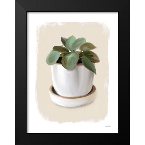 House Plant II Black Modern Wood Framed Art Print by House Fenway