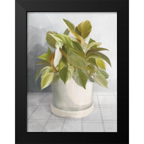 Ironstone Planter I Black Modern Wood Framed Art Print by House Fenway