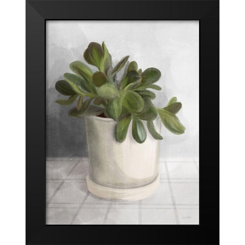 Ironstone Planter II Black Modern Wood Framed Art Print by House Fenway