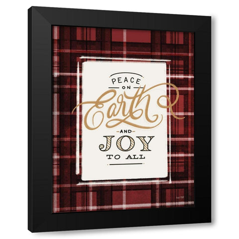 Peace on Earth   Black Modern Wood Framed Art Print with Double Matting by House Fenway