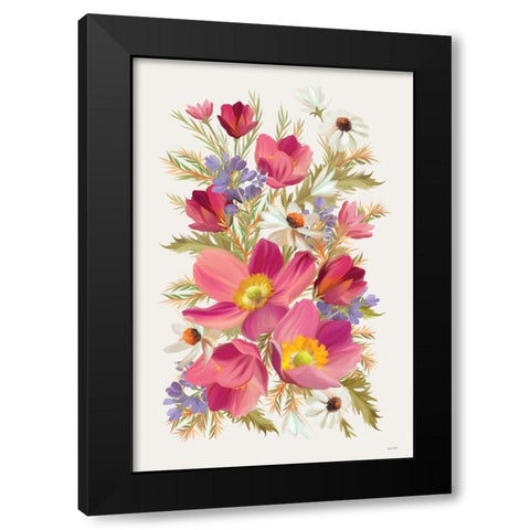 Spring Has Sprung Black Modern Wood Framed Art Print with Double Matting by House Fenway