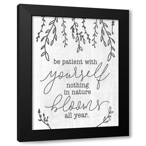 Blooms All Year   Black Modern Wood Framed Art Print with Double Matting by Fearfully Made Creations