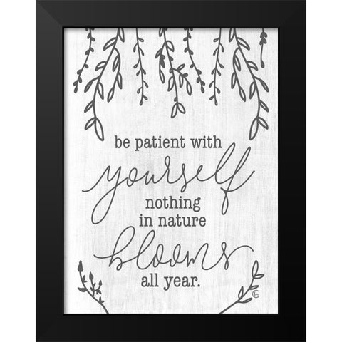 Blooms All Year   Black Modern Wood Framed Art Print by Fearfully Made Creations